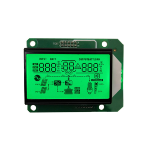 Custom COB Segment LCD Module | HTN/VA Display for UPS & Solar Inverters with Blue/Green Backlight