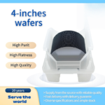 4-inch high-purity silicon wafers, semiconductor grade (9N~11N), ultra-low impurities, stable performance, in stock
