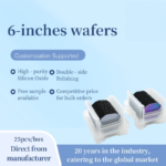 Factory Direct 6 Inch Silicon Wafer Competitive Price Fast Delivery outstanding thermal stability, high purity for high & low temperature environments, durable for outdoor use