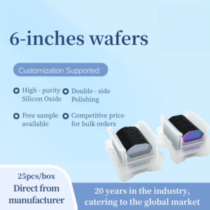 Factory Direct 6 Inch Silicon Wafer Competitive Price Fast Delivery outstanding thermal stability, high purity for high & low temperature environments, durable for outdoor use